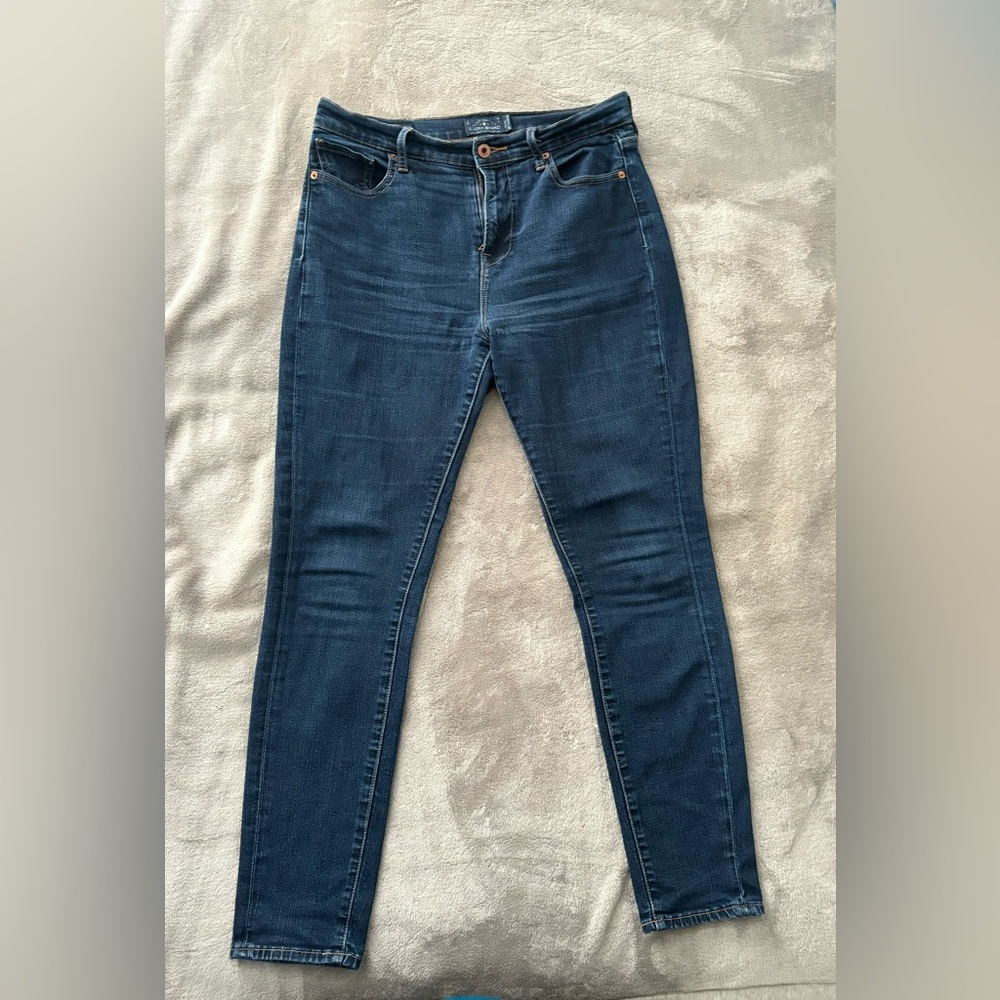 Lucky Brand Olivia Skinny Blue Jeans size 10
